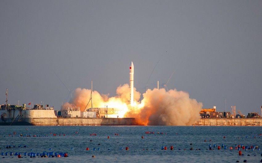 China launched six satellites from platform in Yellow Sea