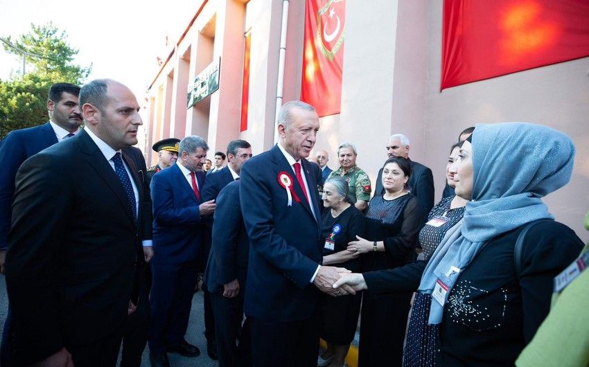 Erdogan meest with families of Azerbaijani Martyrs [PHOTOS]