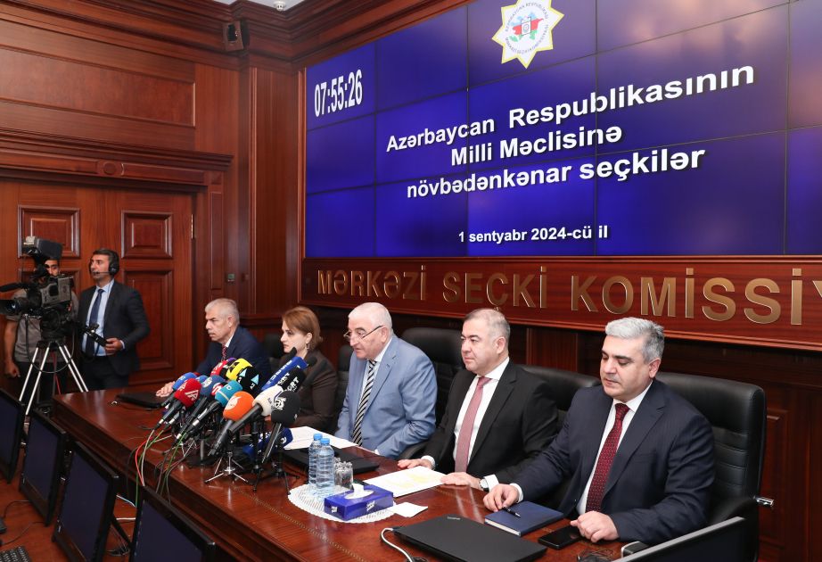 Press conference held at CEC regarding start of parliamentary elections