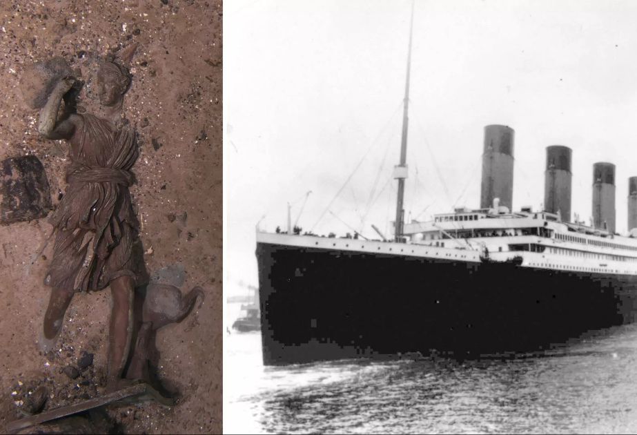 Statue long lost from the Titanic discovered