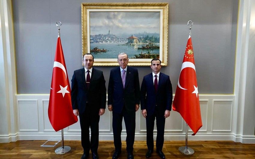 President Erdogan receives Azerbaijani delegation [PHOTOS]