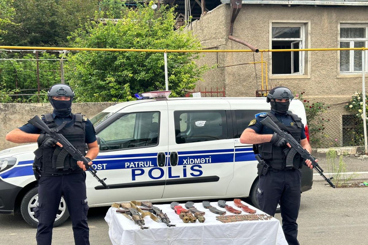 Weapons and ammunition found Khankendi