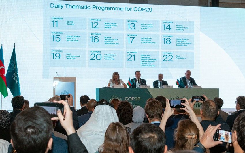 Second briefing of COP29 Azerbaijan Presidency for members of diplomatic corps accredited in country held