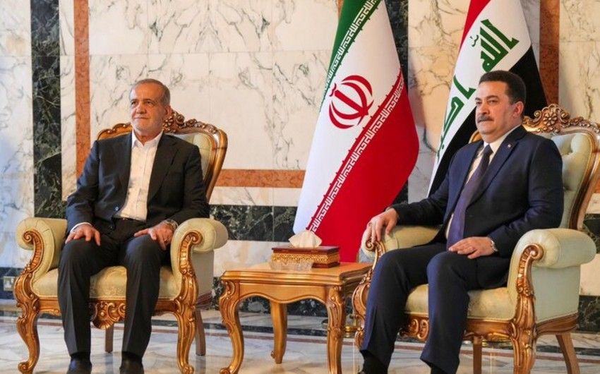 Iran's Pezeshkian meets with his Iraqi counterpart in Baghdad