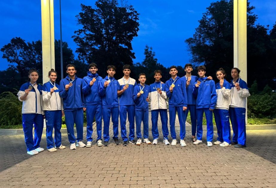 Azerbaijani taekwondo fighters bring home 13 medals from Latvia