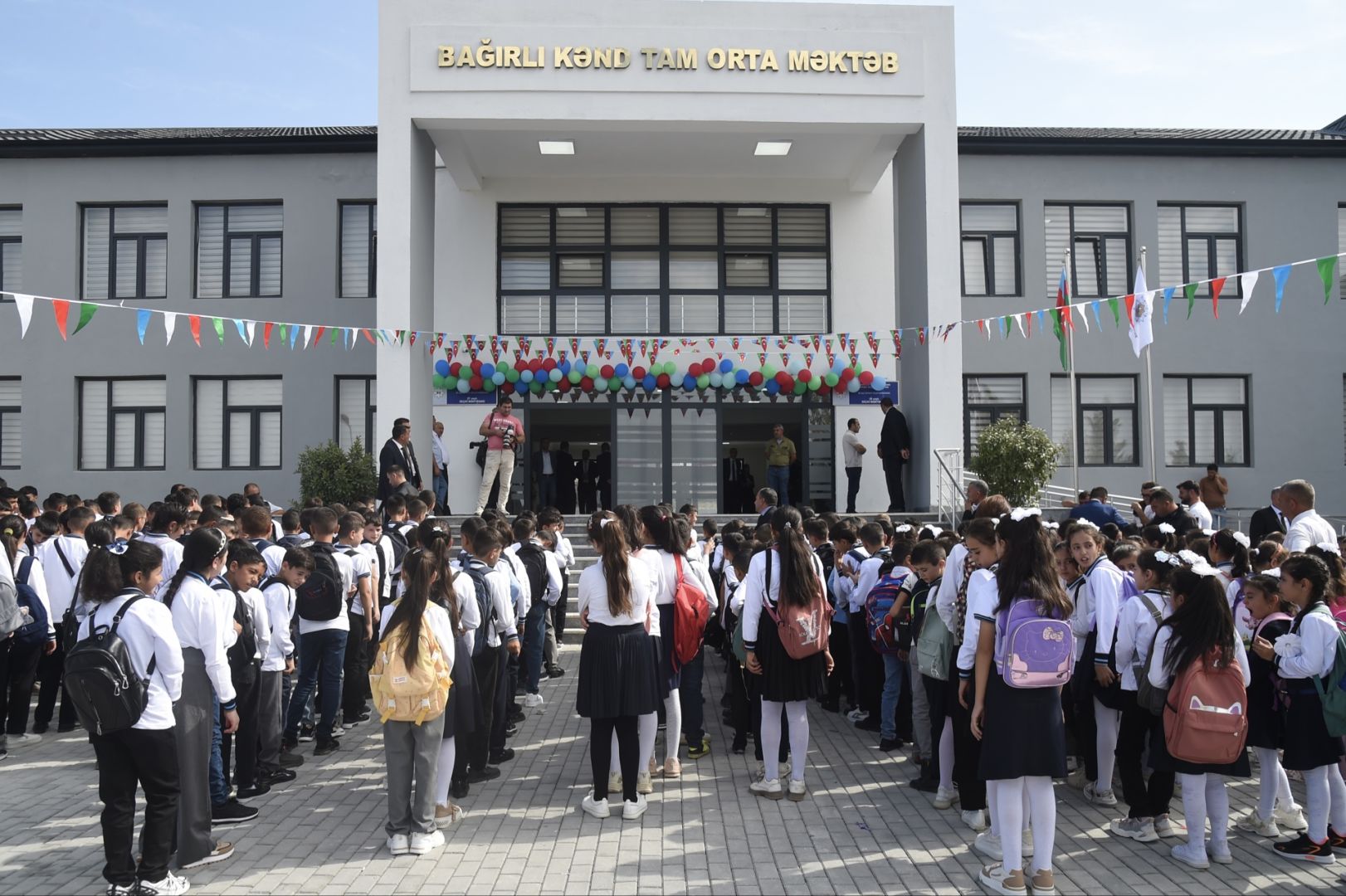 New school built by Heydar Aliyev Foundation put into use in Shamakhi's Bagirli village [PHOTOS]