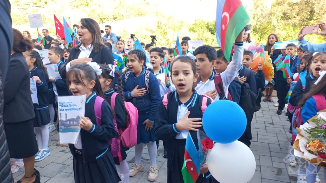 School bell rings first time in Shusha after 33 years [PHOTOS]