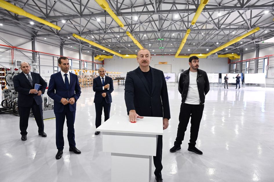 President Ilham Aliyev inspects progress at Aghdam Industrial Park and attends inauguration of new plants [PHOTOS]