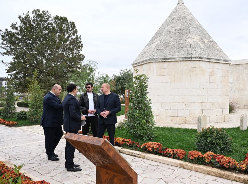 President Ilham Aliyev attends inauguration of Imarat Complex in Aghdam following its restoration [PHOTOS]