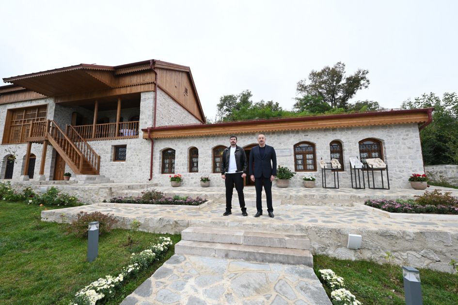 President Ilham Aliyev attends reopening of Uzeyir Hajibeyli's house-museum in Shusha [PHOTOS]