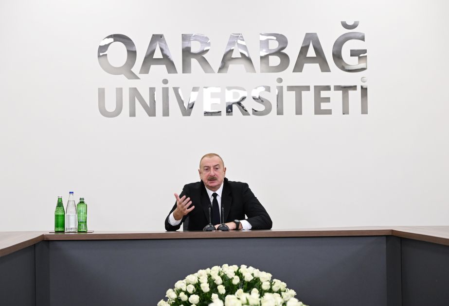 President Ilham Aliyev: Establishment of Garabagh University is historic event