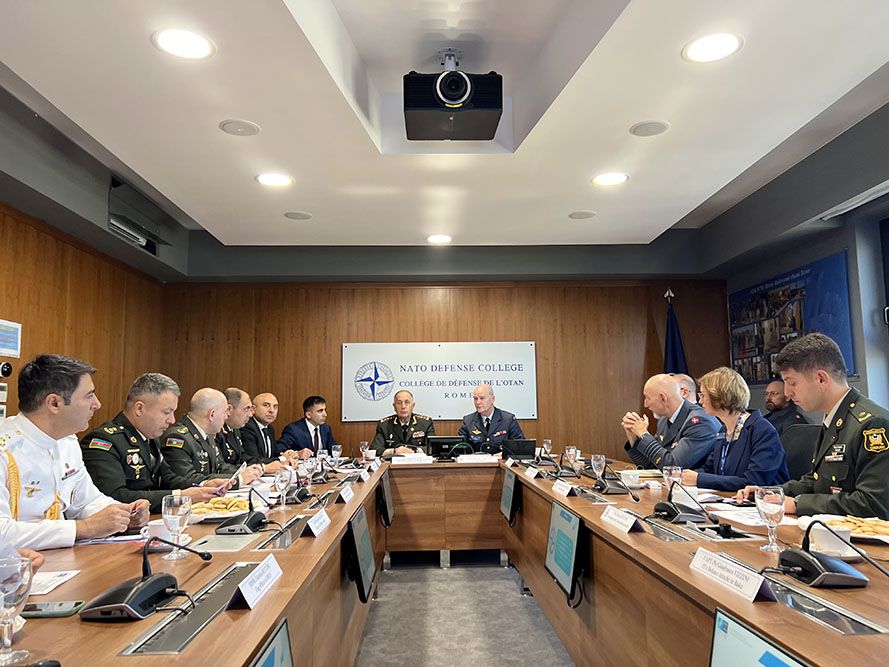 Chief of General Staff of Azerbaijan Army visits NATO Defense College in Italy [PHOTOS]