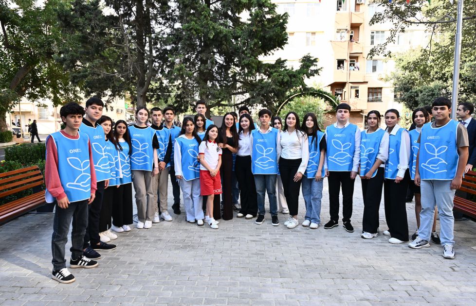 Renovated courtyard handed over to residents with participation of Leyla Aliyeva [PHOTOS]