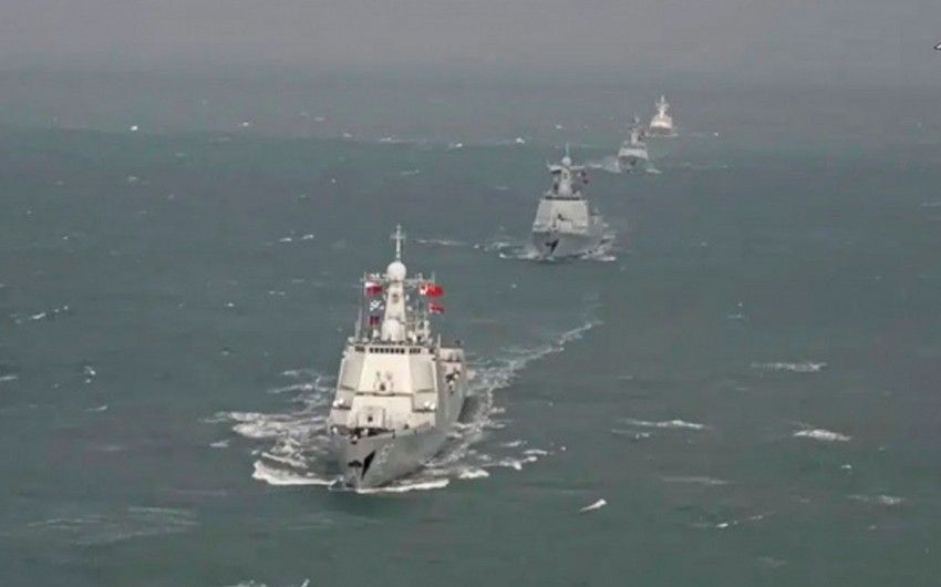 Russia and China begin joint naval exercises