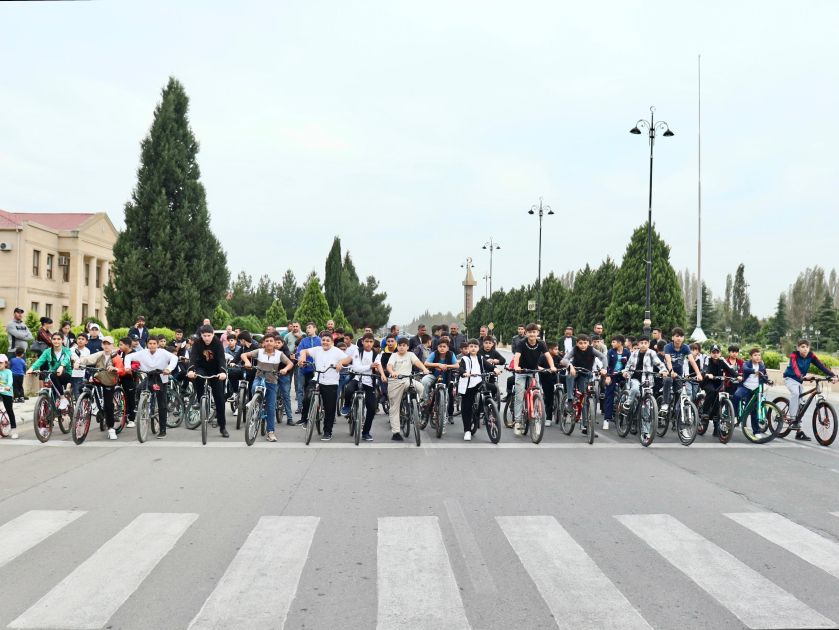 Samukh district celebrates World Car Free Day with community bicycle march