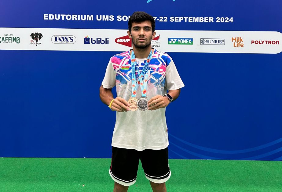 Parabadminton player wins two medals at Badminton International 2024