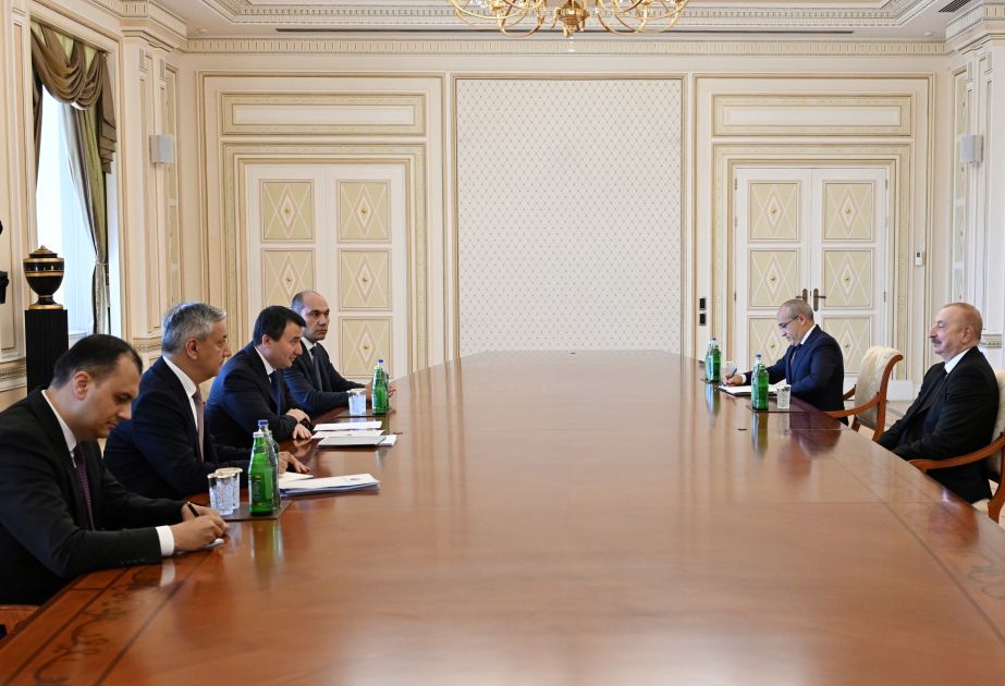 President Ilham Aliyev receives Deputy Prime Minister of Uzbekistan