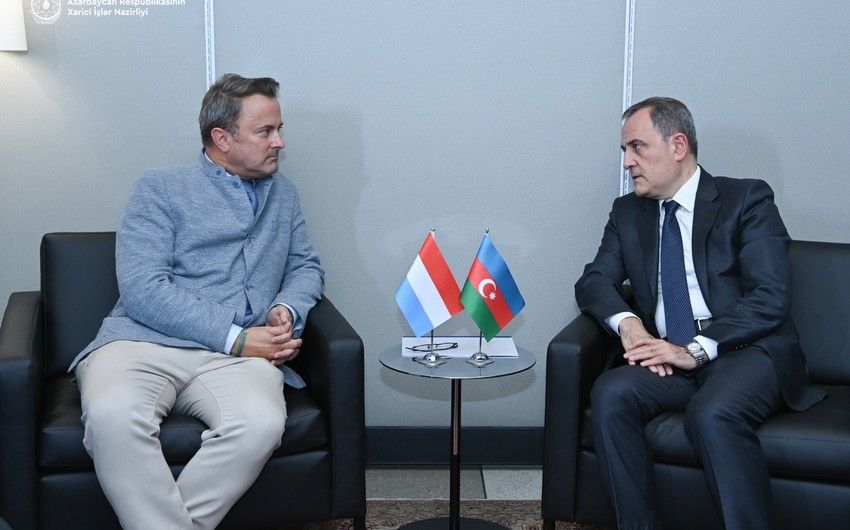 Azerbaijani, Luxembourg FMs discuss current peace process in S Caucasus [PHOTOS]