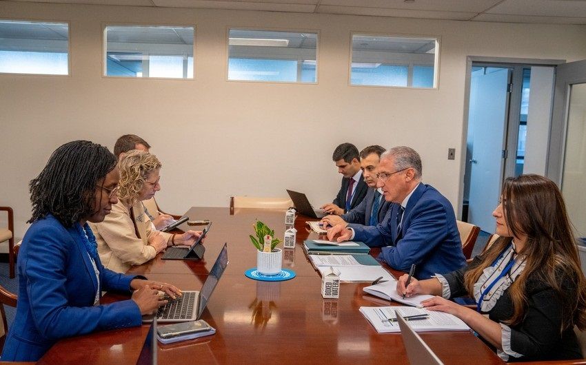 Minister Babayev discusses change in water level of Caspian Sea with UN Deputy SecGen [PHOTOS]