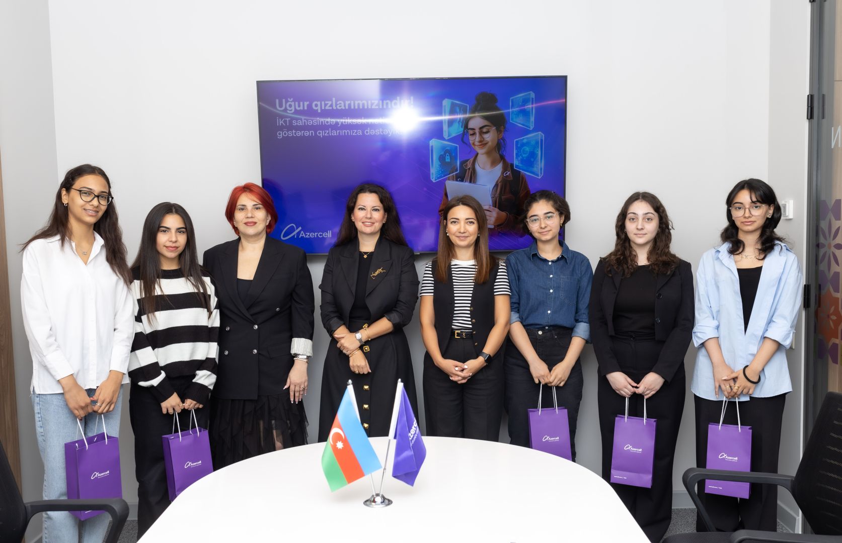 Azercell congratulated top female IT students [PHOTOS/VIDEO]