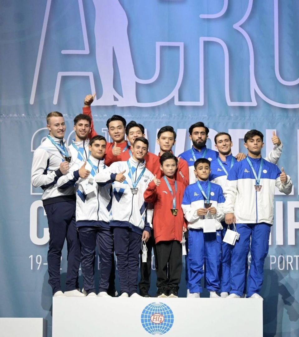 Acrobatic gymnasts claim four gold medlas in Portugal [PHOTOS]