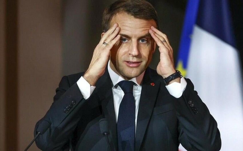 Macron's approval rating has dropped to a record low