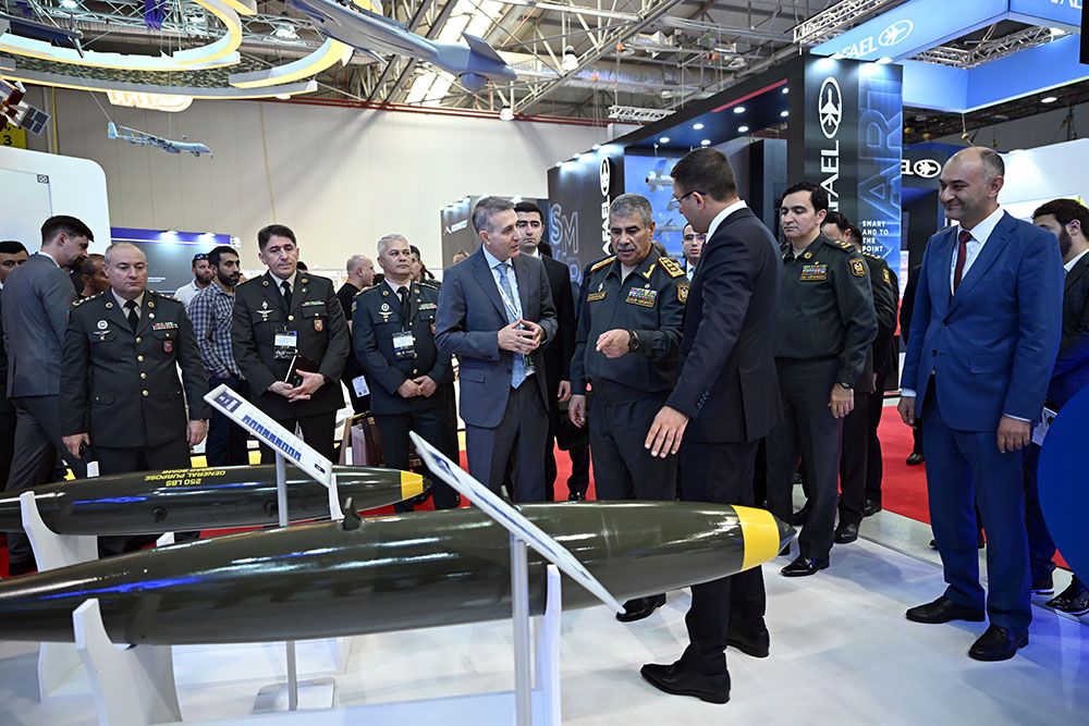 Azerbaijani Defense Minister views samples of military weapons & equipment presented at ADEX [PHOTOS]