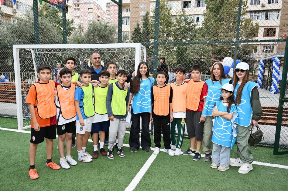 Another renovated courtyard handed over to residents with participation of Leyla Aliyeva [PHOTOS]