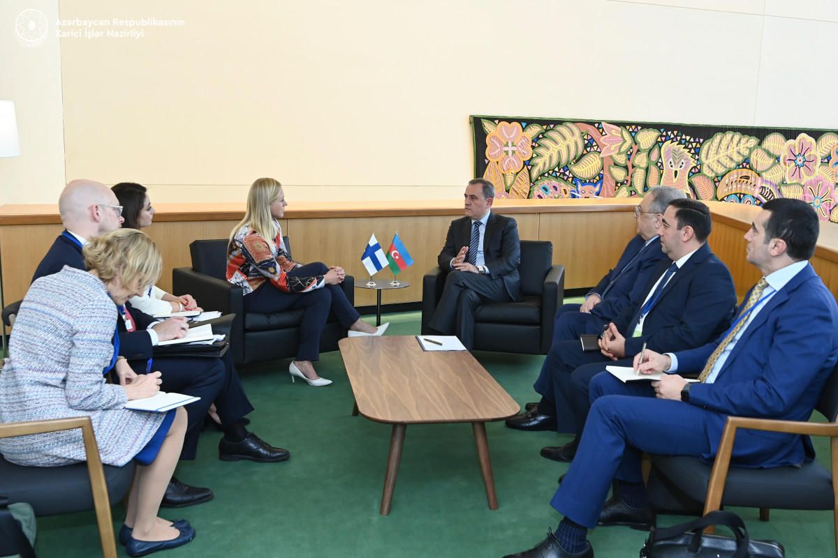 Azerbaijani FM informs his Finnish counterpart on progress of the normalisation process