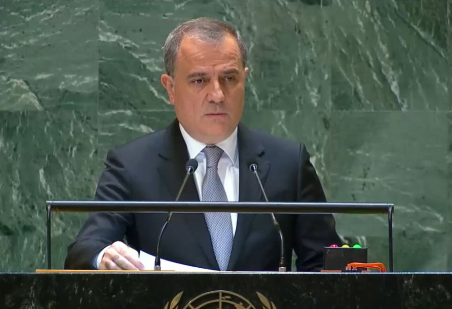 Azerbaijani FM delivers speech during General Debate of 79th session of UN General Assembly