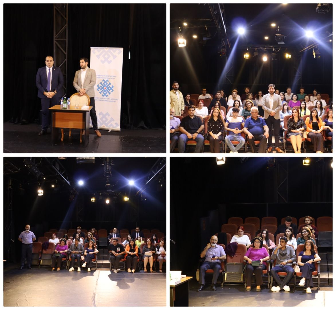 Theatre figures discuss acting mastery in Baku [PHOTOS]