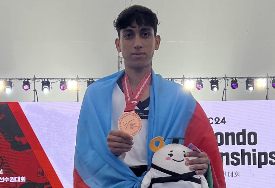 National taekwondo fighter wins bronze at Junior Championshipss in S Korea