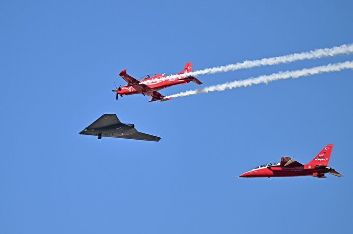 ANKA III performs demonstration flight with HÜRJET and HÜRKUŞ [PHOTOS]