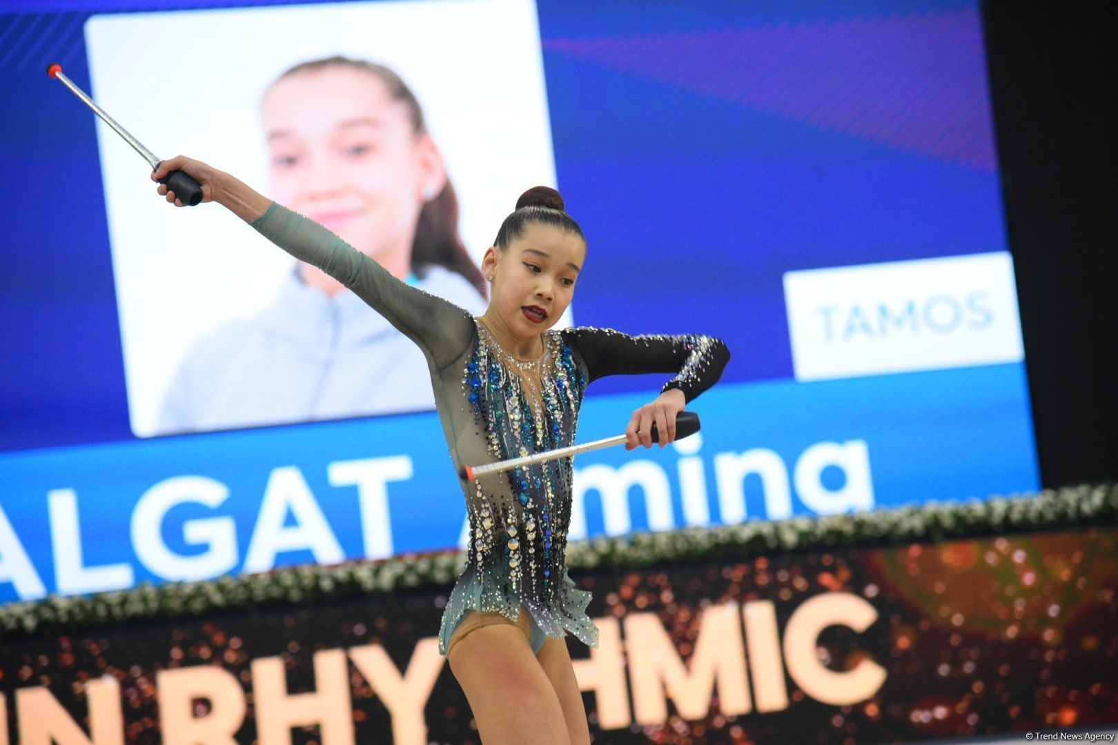 Finalday of 3rd International Ocag Cup in rhythmic gymnastics underway