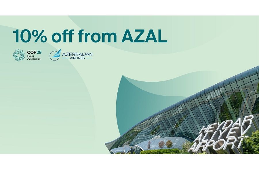 AZAL to provide discounts on flight tickets ahead of COP29