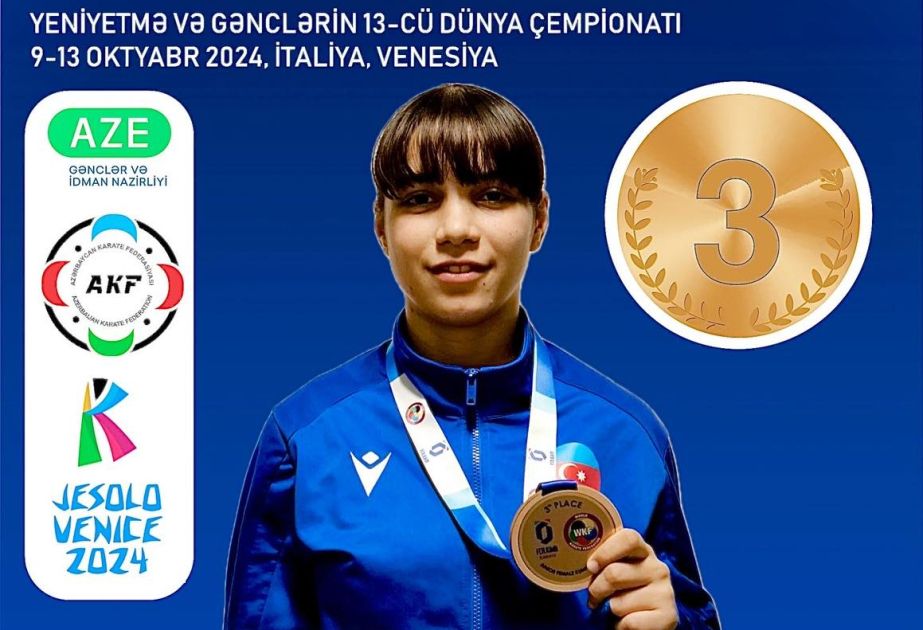 Azerbaijani karate player wins bronze at world championship