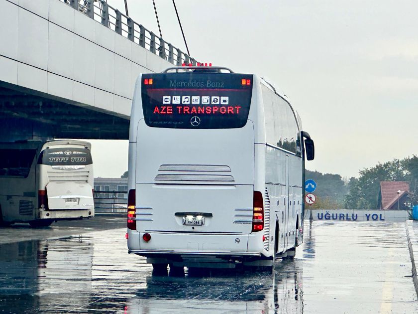 First Baku-Lachin regular bus hits road to Azerbaijan's liberated Lachin [PHOTOS]