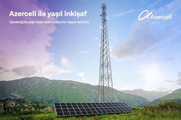 Azercell expands its network of "green" base stations