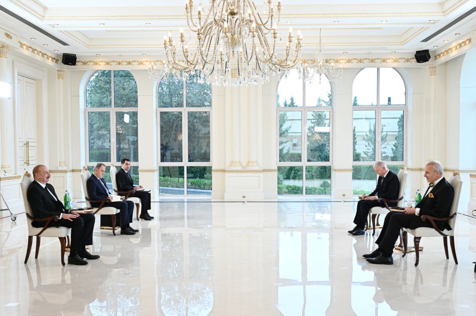 President Ilham Aliyev receives credentials of incoming ambassador of Estonia [PHOTOS]