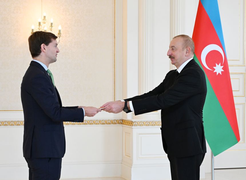 President Ilham Aliyev receives credentials of new ambassador of Belgium to Azerbaijan [PHOTOS]