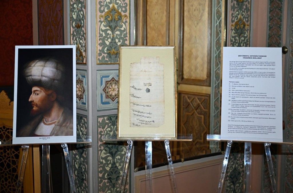 History Museum presents Shah Ismail Khatai's 516-year-old decree [PHOTOS]