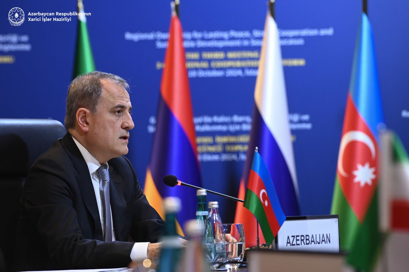 FM Bayramov reiterates peace efforts and regional projects at '3+3' talks [PHOTOS]