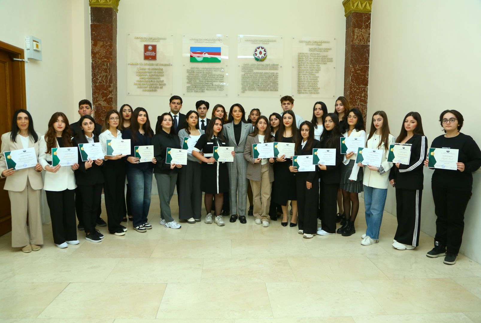 Azerbaijan's Ombudsman Office hosts awards ceremony for young volunteers