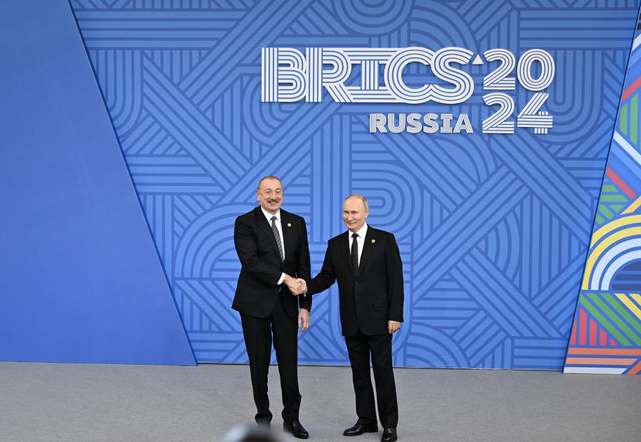 President Ilham Aliyev attends official reception on occasion of 16th BRICS Summit in Kazan [PHOTOS/VIDEO]