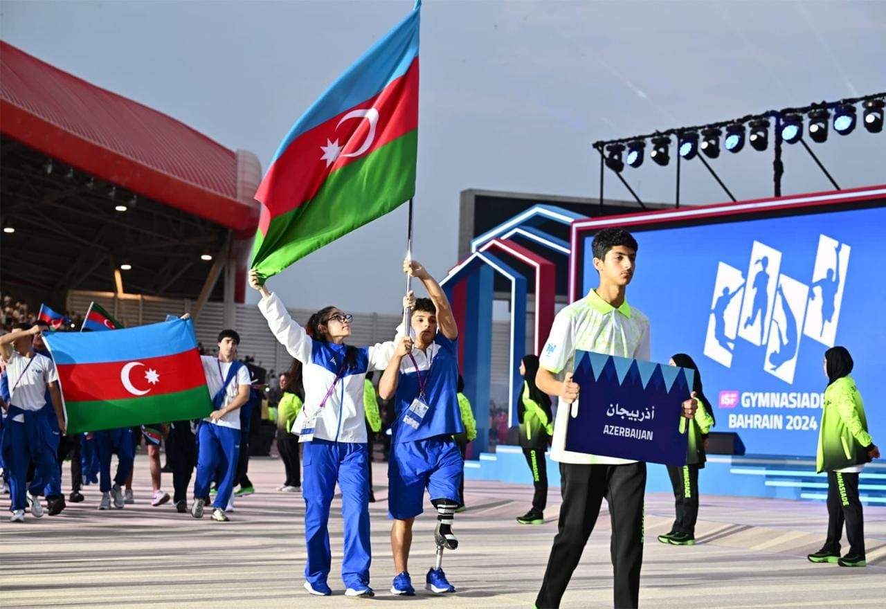 Azerbaijani athletes join ISF Gymnasiade 2024 in Bahrain [PHOTOS]