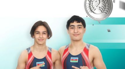 Azerbaijan's trampoline gymnasts shine at GymCity Open [PHOTOS]