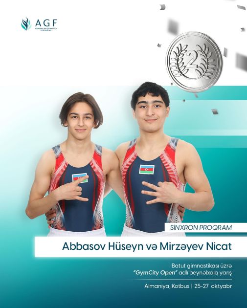 Azerbaijan's trampoline gymnasts shine at GymCity Open [PHOTOS]