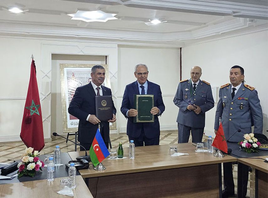 Azerbaijan, Morocco strengthen military cooperation with new agreement [PHOTOS]