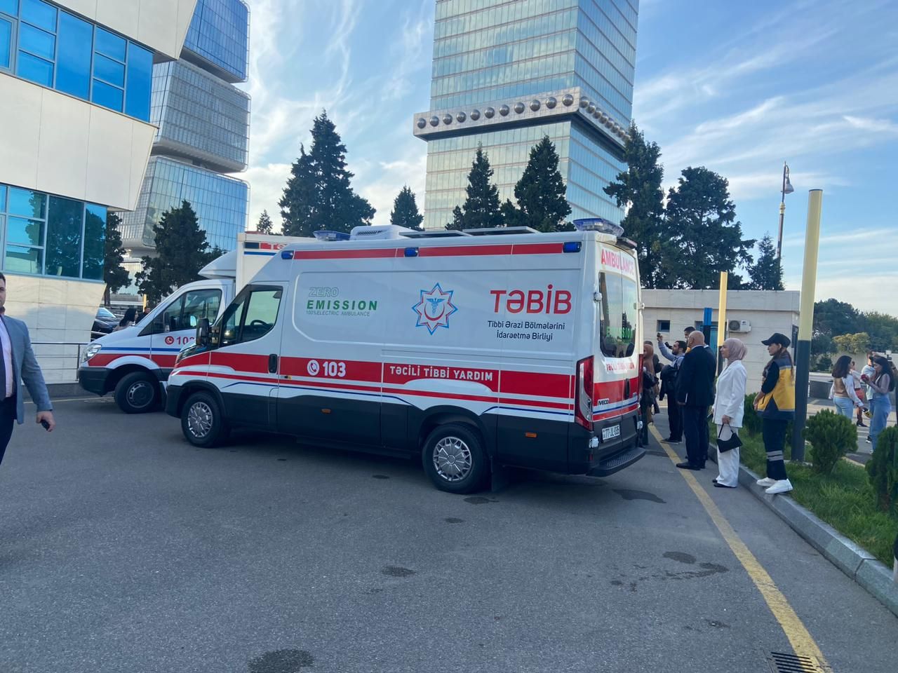 Electric ambulances being put into service for COP29 in Azerbaijan [PHOTOS]