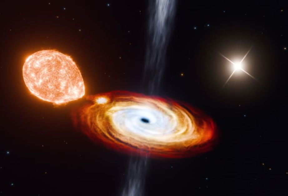 Astronomers observed black hole forming in space